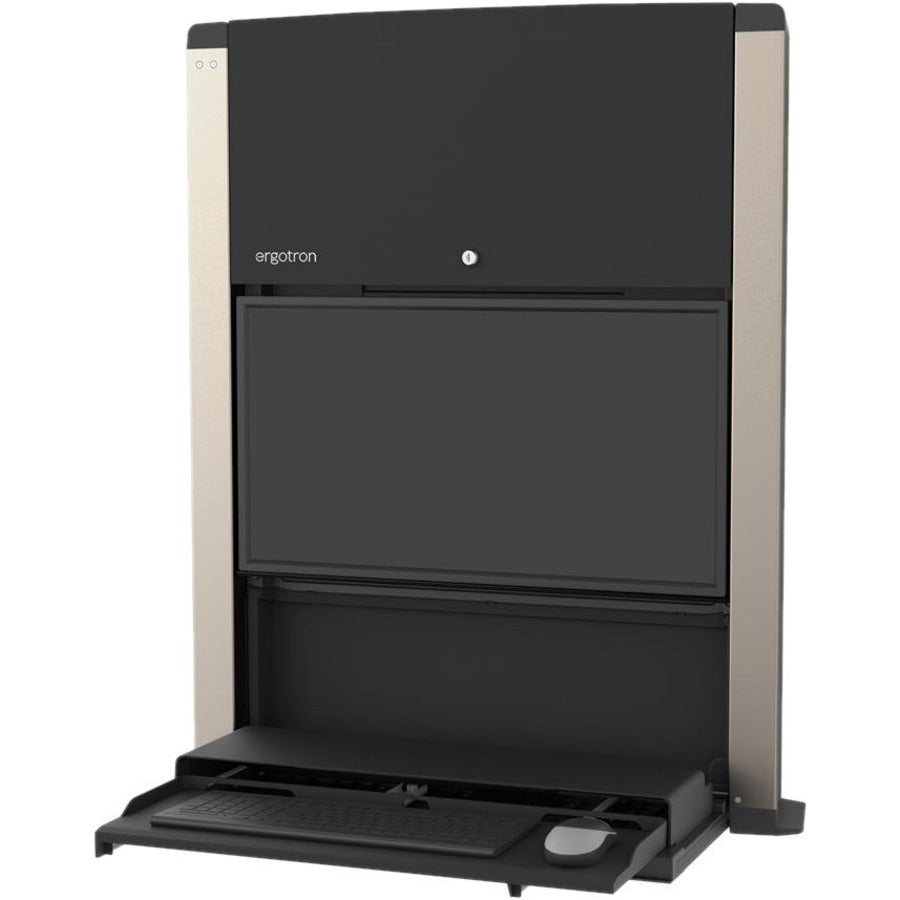 Ergotron CareFit Mounting Enclosure for Display Screen, Computer, Workstation - Matte Black — 61-367-060