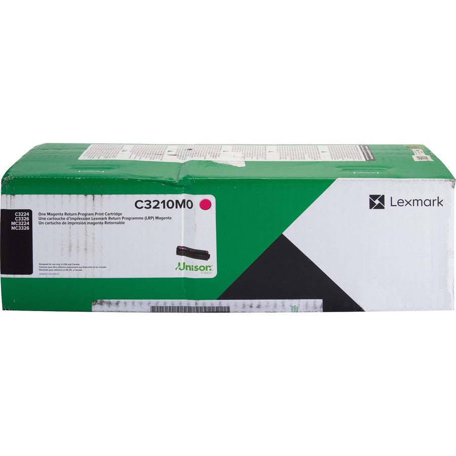 Lexmark Unison Original Laser Toner Cartridge - Magenta - 1 Each — C3210M0