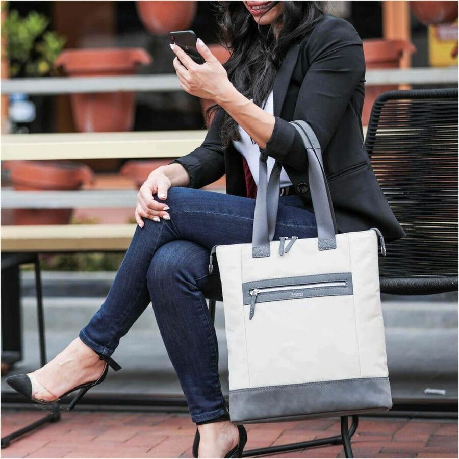 Targus Newport TBO00206GL Carrying Case (Tote) for 15" Notebook, Tablet, Accessories - Tan — TBO00206GL