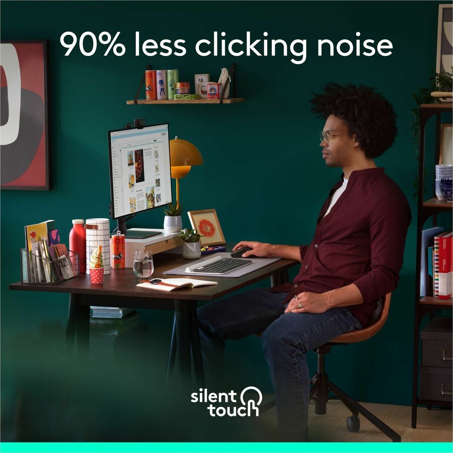 Logitech Signature M650 L Full Size Wireless Mouse - For Large Sized Hands, 2-Year Battery, Silent Clicks, Graphite — 910-006231