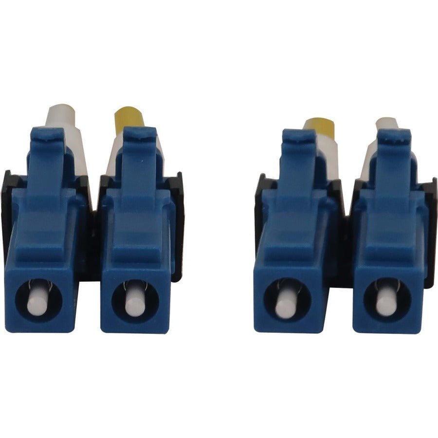 Eaton Tripp Lite Series 400G Duplex Singlemode 9/125 OS2 Switchable Fiber Optic Cable (LC/UPC M/M), LSZH, Yellow, 1 m (3.3 ft.) — N370X-01M