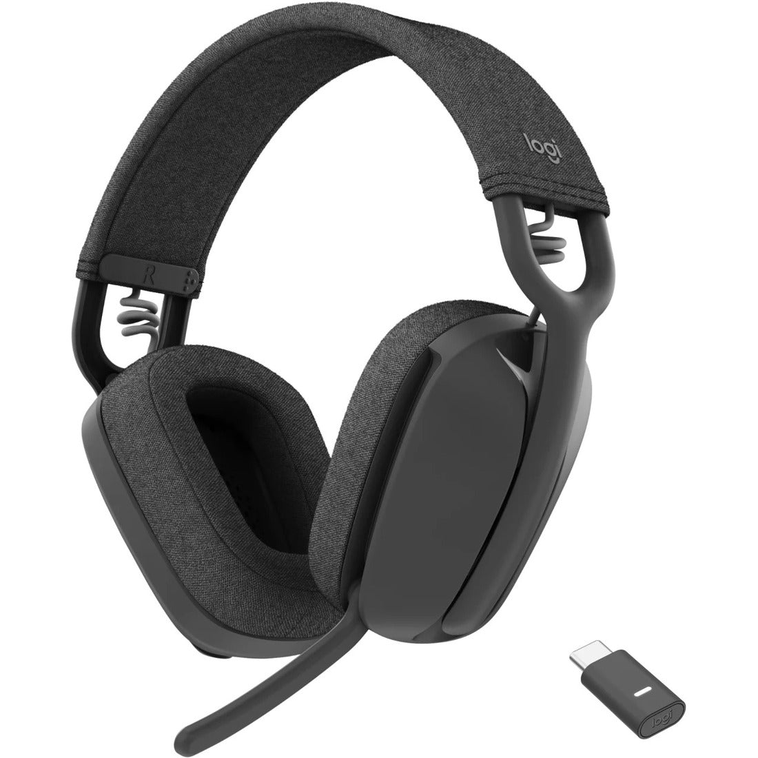 Logitech Zone Vibe Wireless Bluetooth® headphones with USB receiver and noise-canceling mic — 981-001198