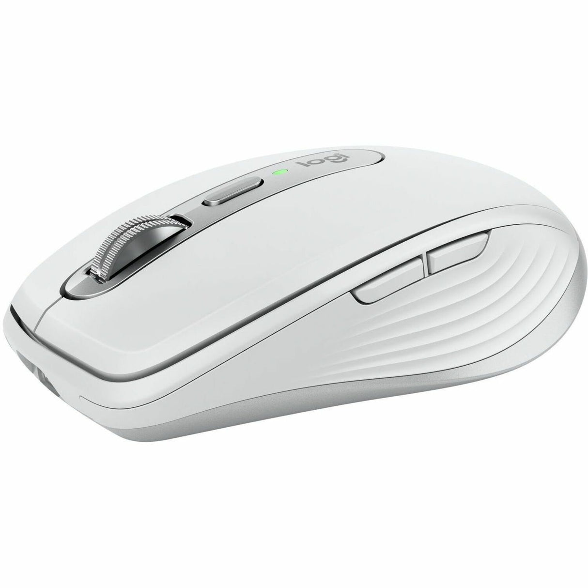 Logitech MX Anywhere 3S Compact Wireless Mouse, Fast Scrolling, 8K DPI Any-Surface Tracking, Quiet Clicks, Pale Gray — 910-006926