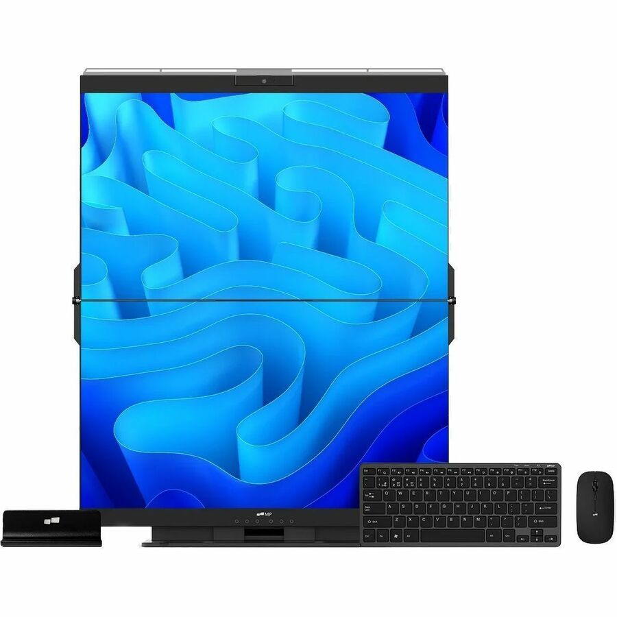 Mobile Pixels Geminos T 24" Dual-Stacked 1080p Monitors with Multi-Touch and Webcam — 116-1001P03