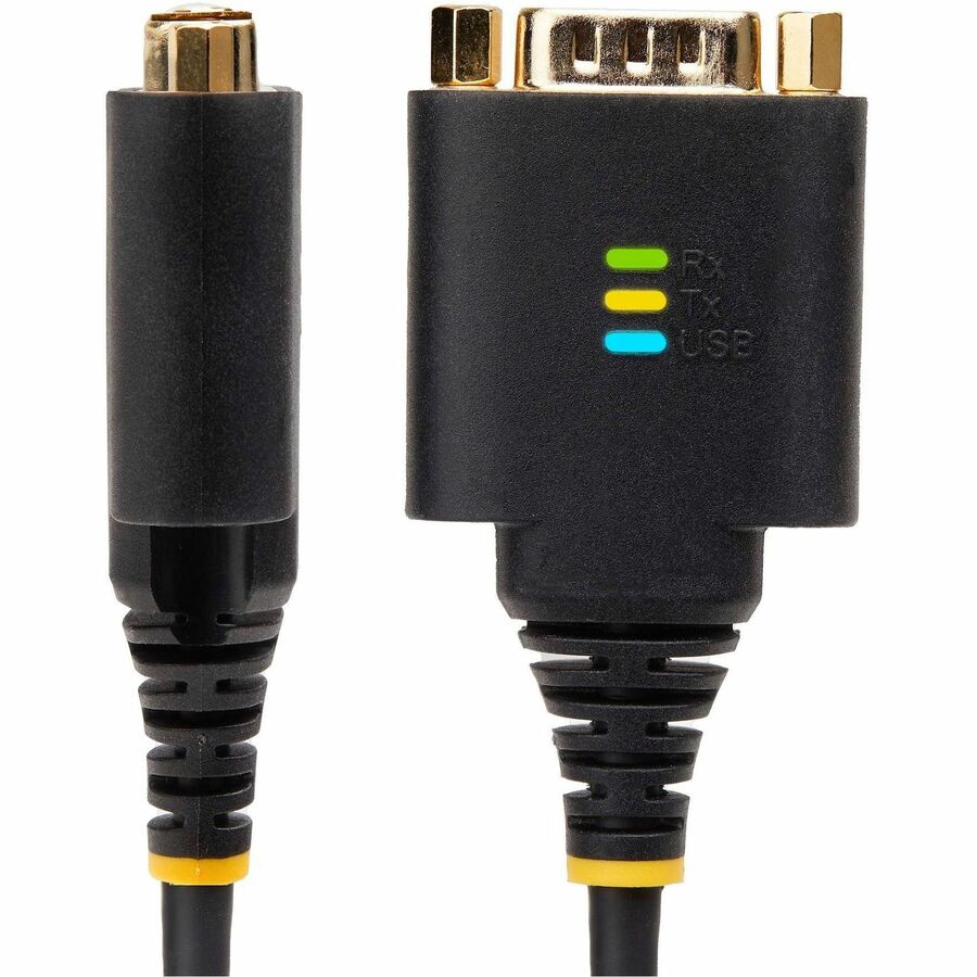 StarTech.com 2ft/60cm 2-Port USB to Serial Adapter Cable, COM Retention, FTDI, DB9 RS232, Changeable DB9 Screws/Nuts, Windows/macOS/Linux — 2P1FFC-USB-SERIAL