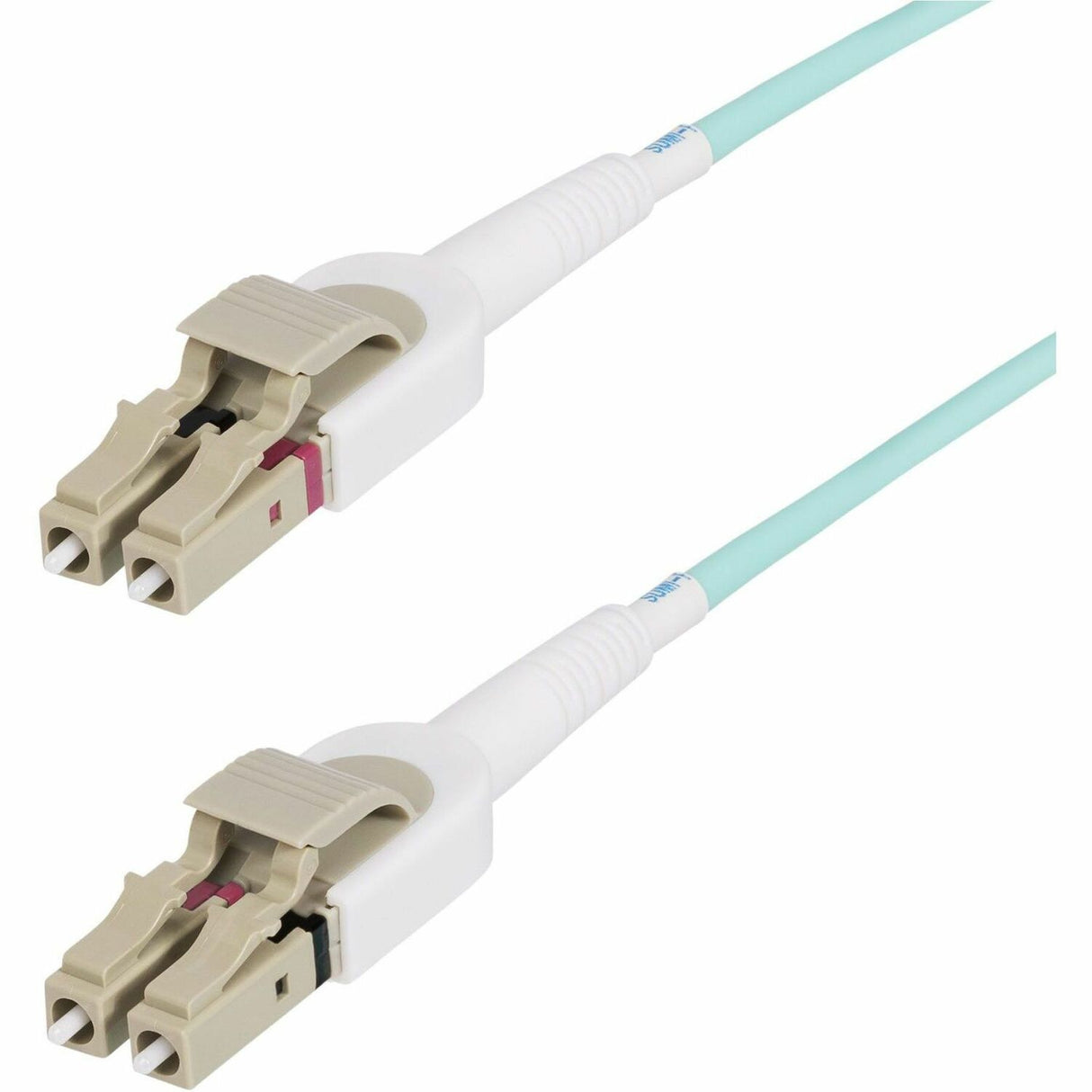 StarTech.com 5m (16.4ft) LC to LC (UPC) OM4 Switchable Fiber Optic Cable 50/125, 100G, Toolless Polarity Switching, LSZH Fiber Jumper Cord — 450FBLCLC5SW