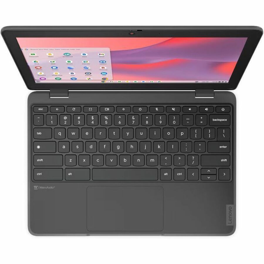 Lenovo 100e Chromebook Gen 4 83G80001US 11.6" Touchscreen Chromebook - HD - Intel N-Series N100 - 8 GB - 64 GB Flash Memory - English Keyboard - Graphite Gray — 83G80001US