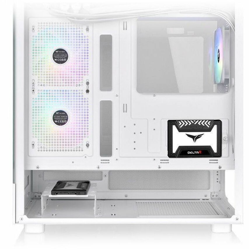 Thermaltake View 270 Plus TG ARGB Snow Mid Tower Chassis — CA-1Y7-00M6WN-01