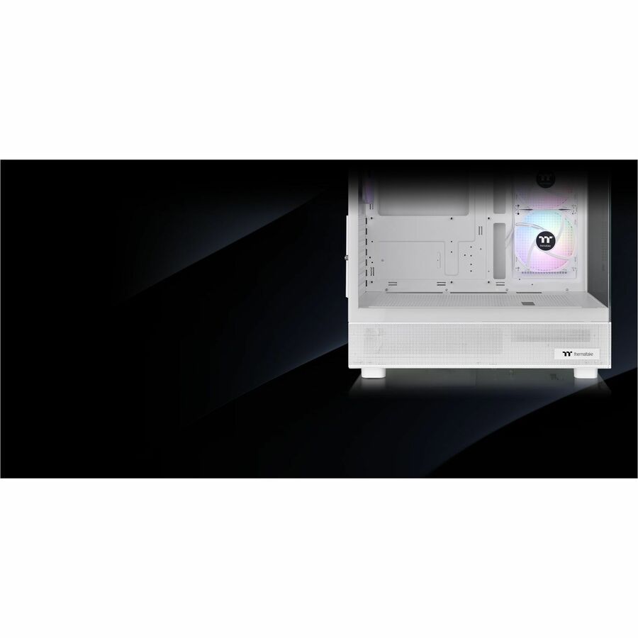 Thermaltake View 270 Plus TG ARGB Snow Mid Tower Chassis — CA-1Y7-00M6WN-01