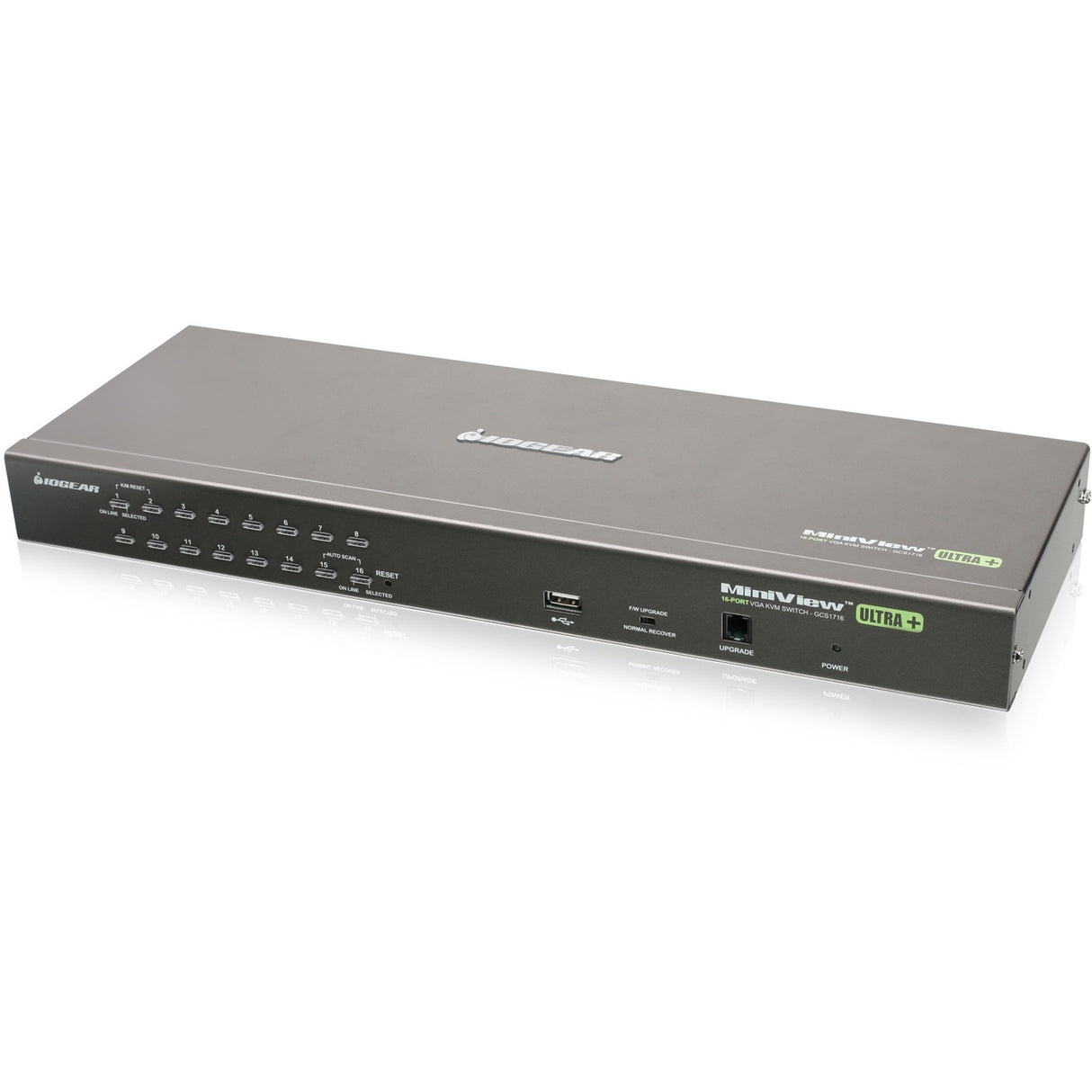 IOGEAR GCS1716 16-Port USB PS/2 Combo KVM Switch — GCS1716