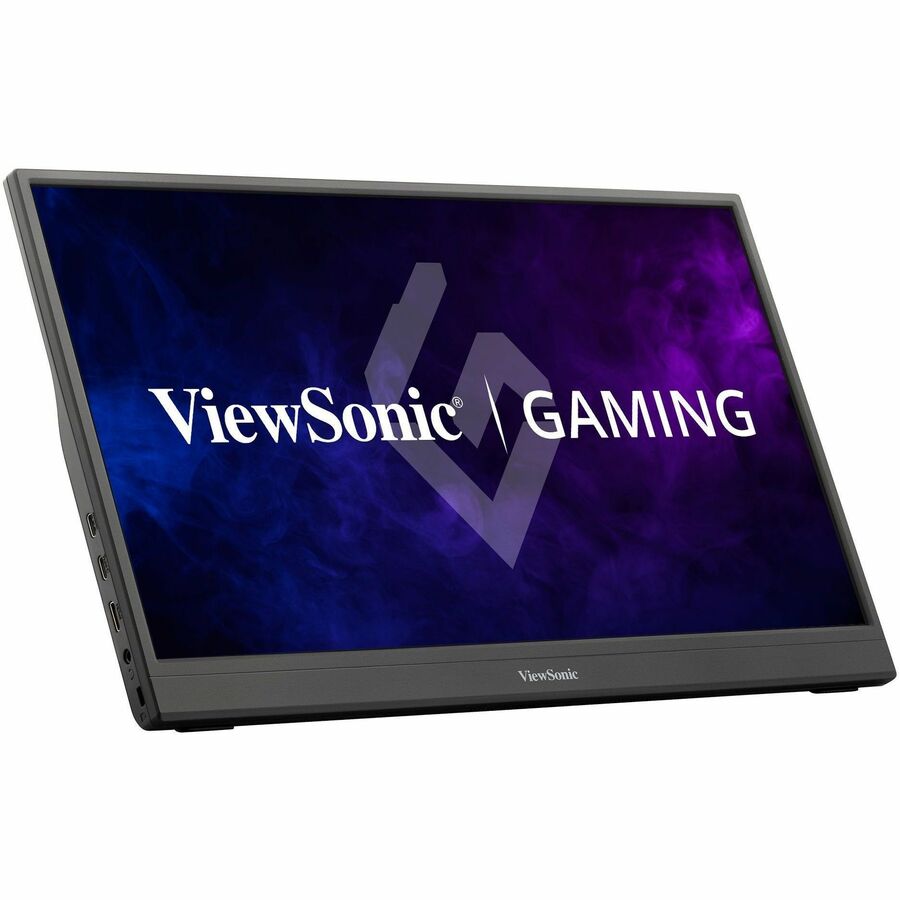 ViewSonic VX1654 16 Inch 1080p Portable IPS Gaming Monitor with 144Hz, AMD FreeSync, 2 Way Powered 60W USB C, Mini HDMI, and Built-in Stand with Protective Cover — VX1654