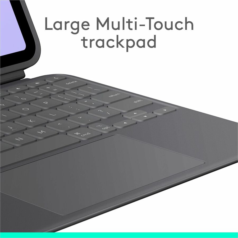 Logitech Combo Touch iPad Pro 11-inch (M4)(2024) Keyboard Case - Detachable backlit keyboard with kickstand, comfortable typing, multi-use mode - Graphite — 920-012659