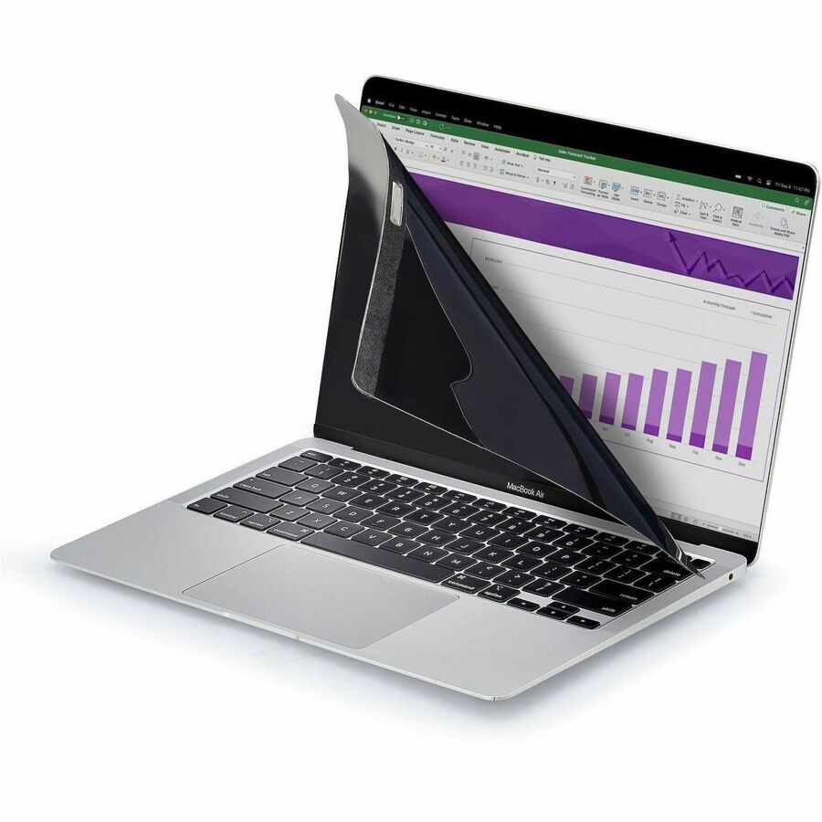 StarTech.com Laptop Privacy Screen for 15 inch MacBook Pro & Air - Magnetic Removable Security Filter - Blue Light Reducing - Matte/Glossy — PRIVSCNMAC15