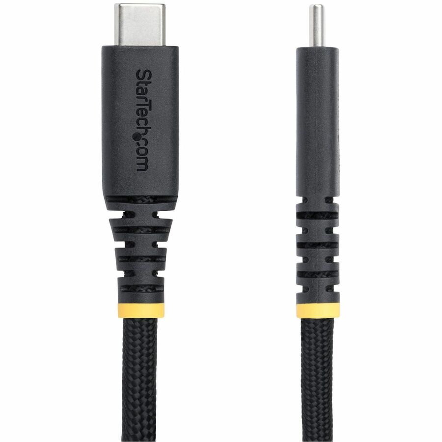 StarTech.com 10ft (3m) USB-C Charging Cable, 240W PD EPR, Dual-Layer Silicone/Braided Jacket, Rugged USB 2.0 Laptop Charge Cord, USB-IF — S2CEPR10F-USB-CABLE