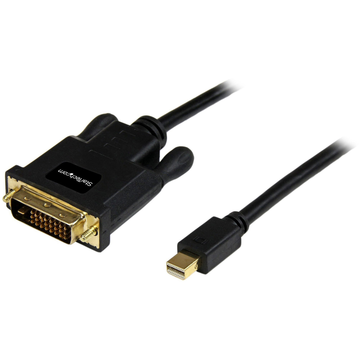 StarTech.com 3ft Mini DisplayPort to DVI Cable, Mini DP to DVI-D Adapter/Converter Cable, 1080p Video, mDP 1.2 to DVI Monitor/Display — MDP2DVIMM3B
