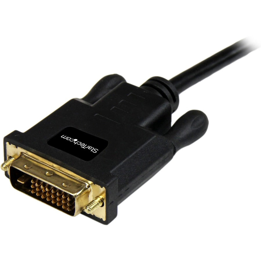 StarTech.com 3ft Mini DisplayPort to DVI Cable, Mini DP to DVI-D Adapter/Converter Cable, 1080p Video, mDP 1.2 to DVI Monitor/Display — MDP2DVIMM3B