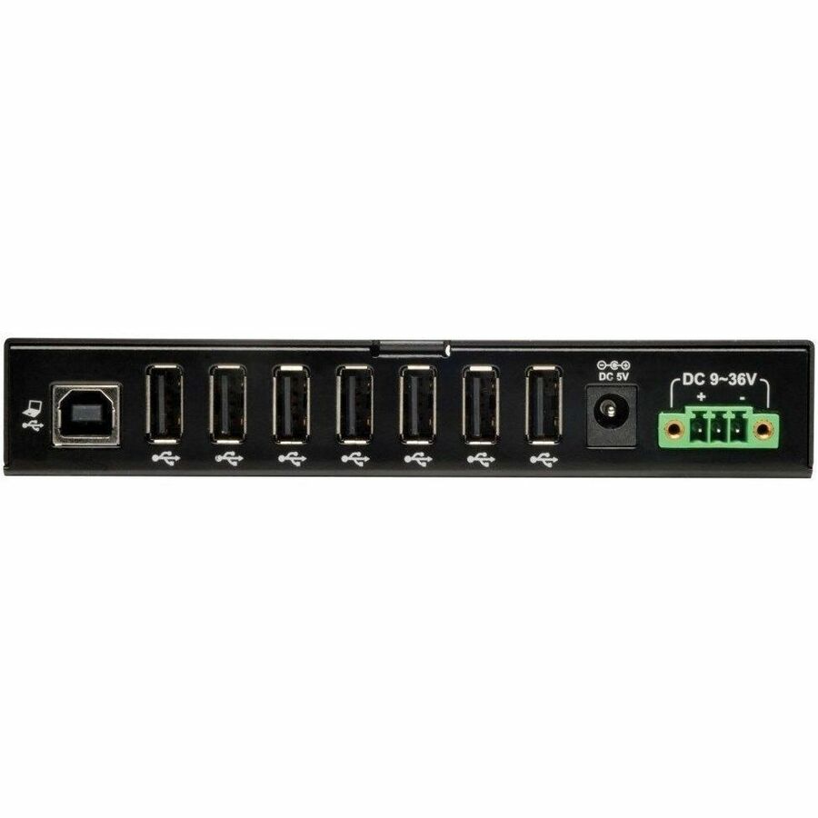 Eaton Tripp Lite Series 7-Port Industrial-Grade USB 2.0 Hub - 15 kV ESD Immunity, Metal Housing, Mountable — U223-007-IND