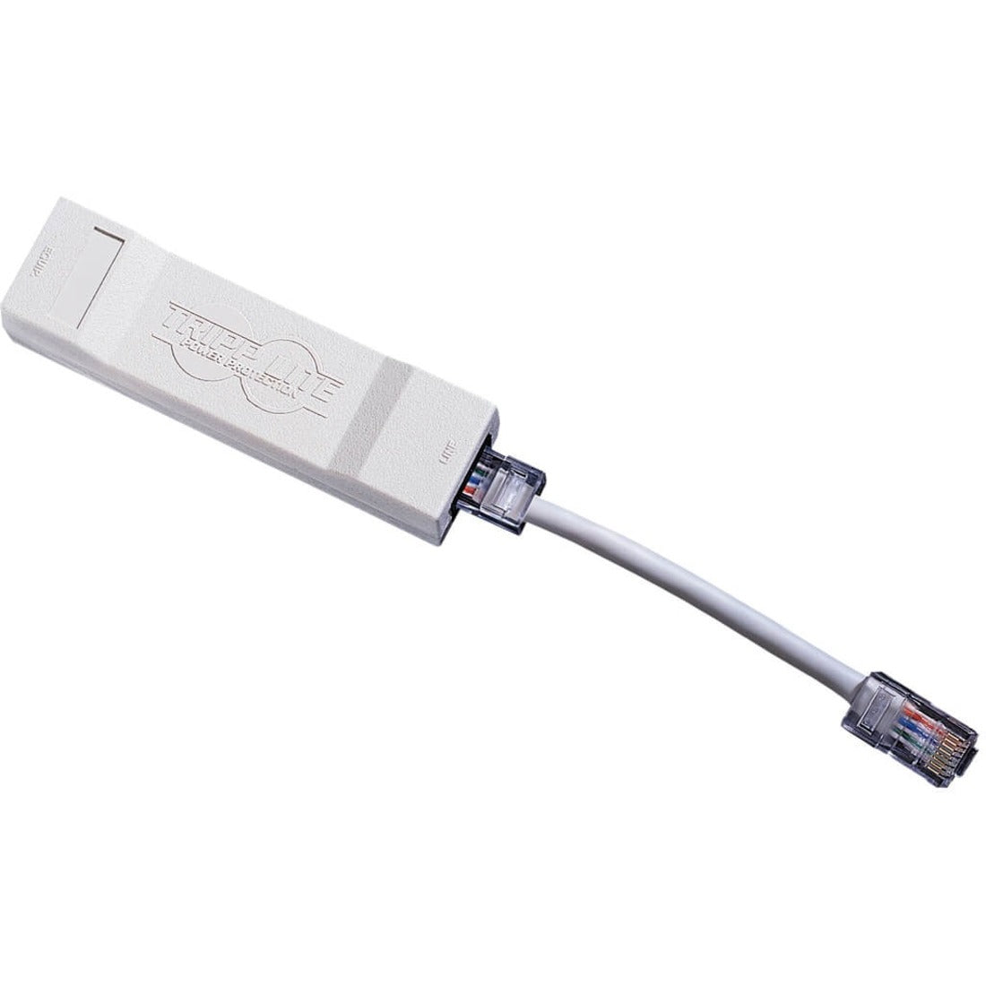 Eaton Tripp Lite Series DataShield In-Line Surge Protector for Network and Phone Lines, 1-Line RJ45 — DNET1