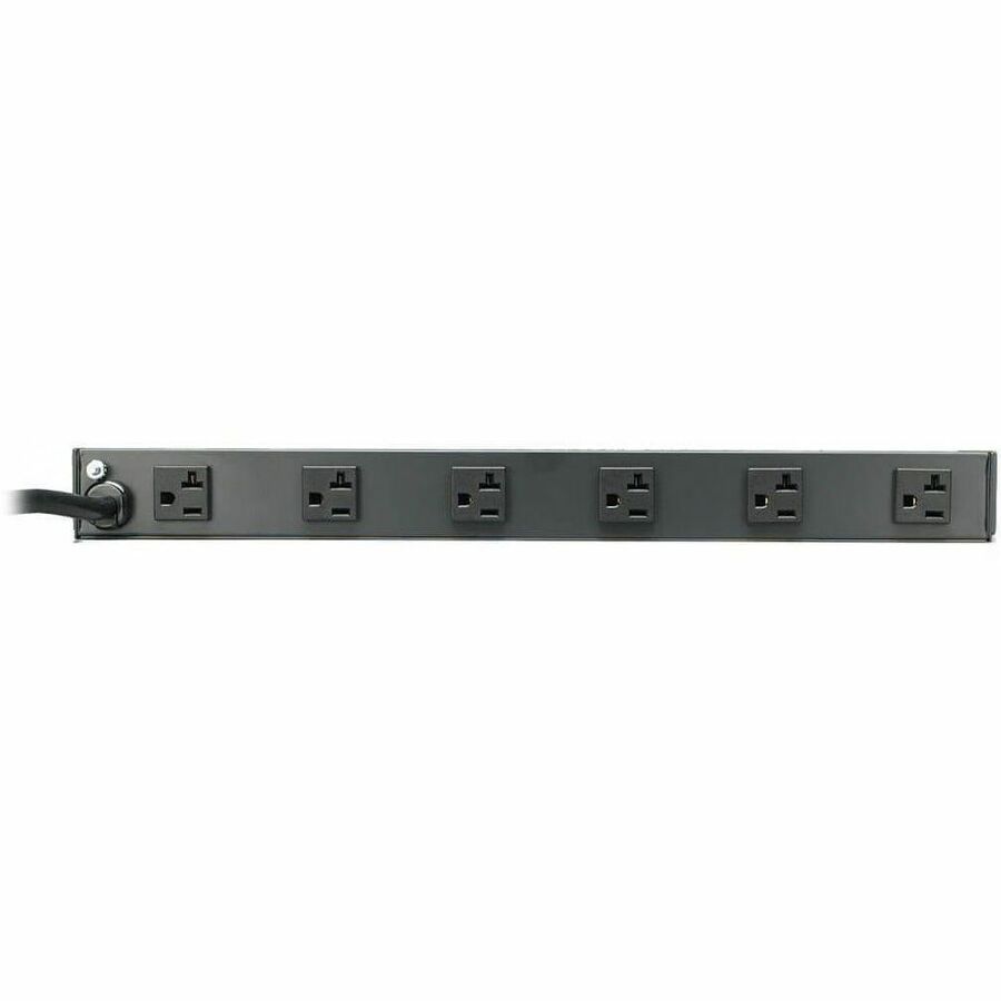 Eaton Tripp Lite Series 1U Rack-Mount Power Strip, 120V, 20A, 5-20P, 12 Outlets (6 Front-Facing, 6-Rear-Facing) 15 ft. (4.57 m) Cord — RS-1215-20