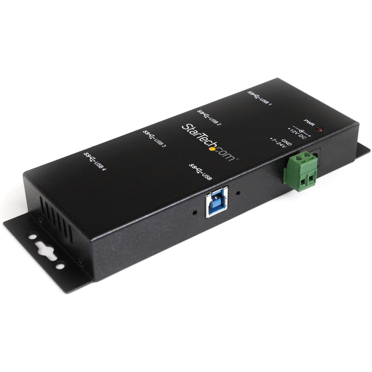 StarTech.com 4 Port Industrial USB 3.0 Hub - 5Gbps - Mountable - Rugged USB Hub — ST4300USBM