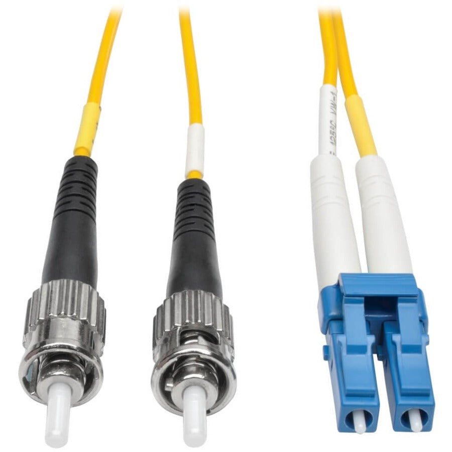 Eaton Tripp Lite Series Duplex Singlemode 9/125 Fiber Patch Cable (LC/ST), 3M (10 ft.) — N368-03M