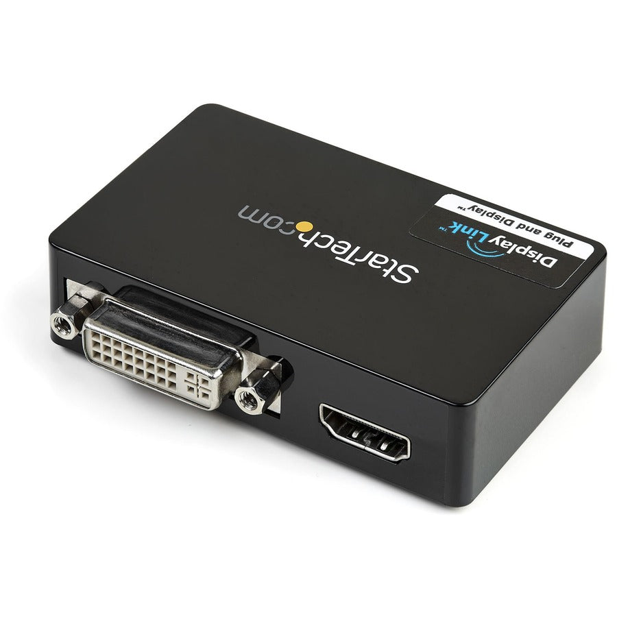 StarTech.com USB 3.0 to HDMI�® and DVI Dual Monitor External Video Card Adapter — USB32HDDVII
