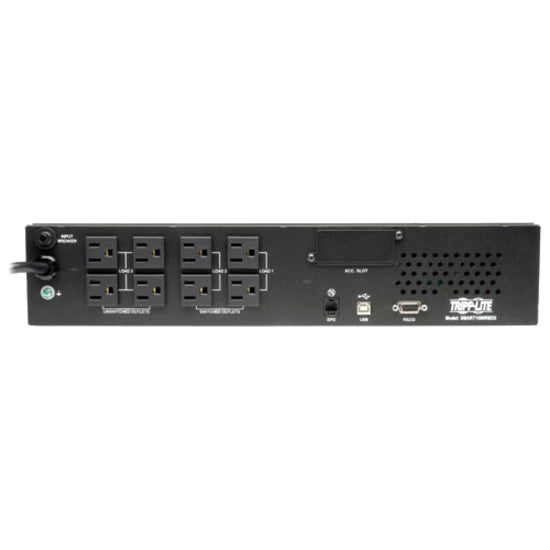 Eaton Tripp Lite Series SmartPro 1500VA 1350W 120V Line-Interactive Sine Wave UPS - 8 Outlets, Network Card Option, LCD, USB, DB9, 2U Rack/Tower — SMART1500RM2U