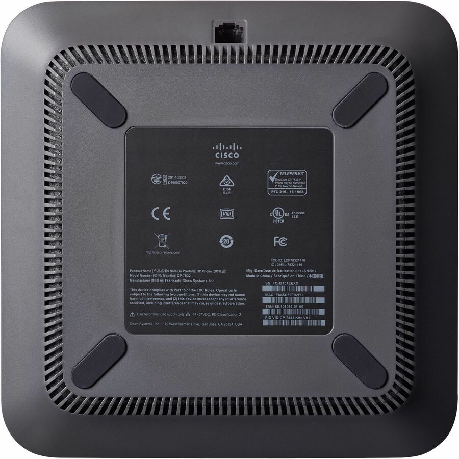 Cisco 7832 IP Conference Station - Corded — CP-7832-3PW-NA-K9=