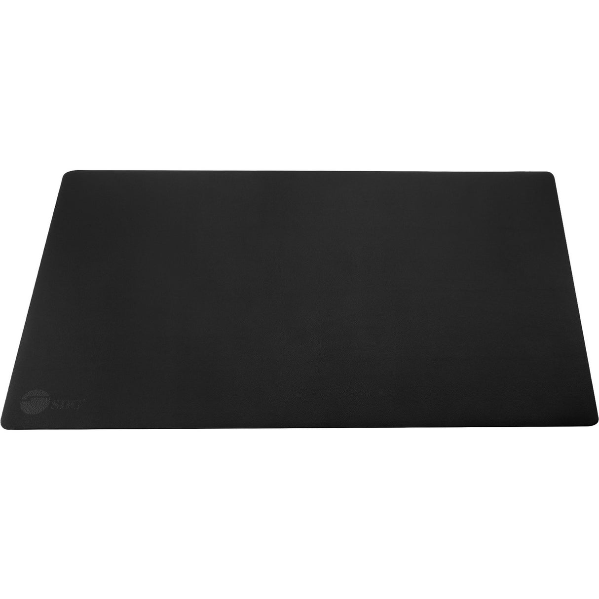 SIIG Large Artificial Leather Smooth Desk Mat Protector - Black — CE-PD0412-S1