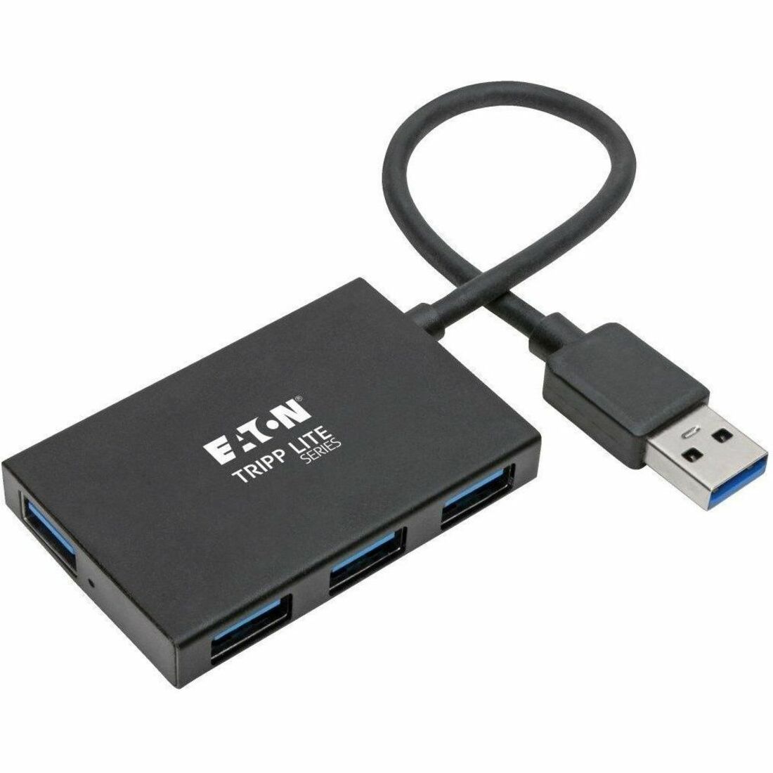 Eaton Tripp Lite Series 4-Port Slim Portable USB-A Hub - USB 3.x (5Gbps), Aluminum Housing — U360-004-4A-AL