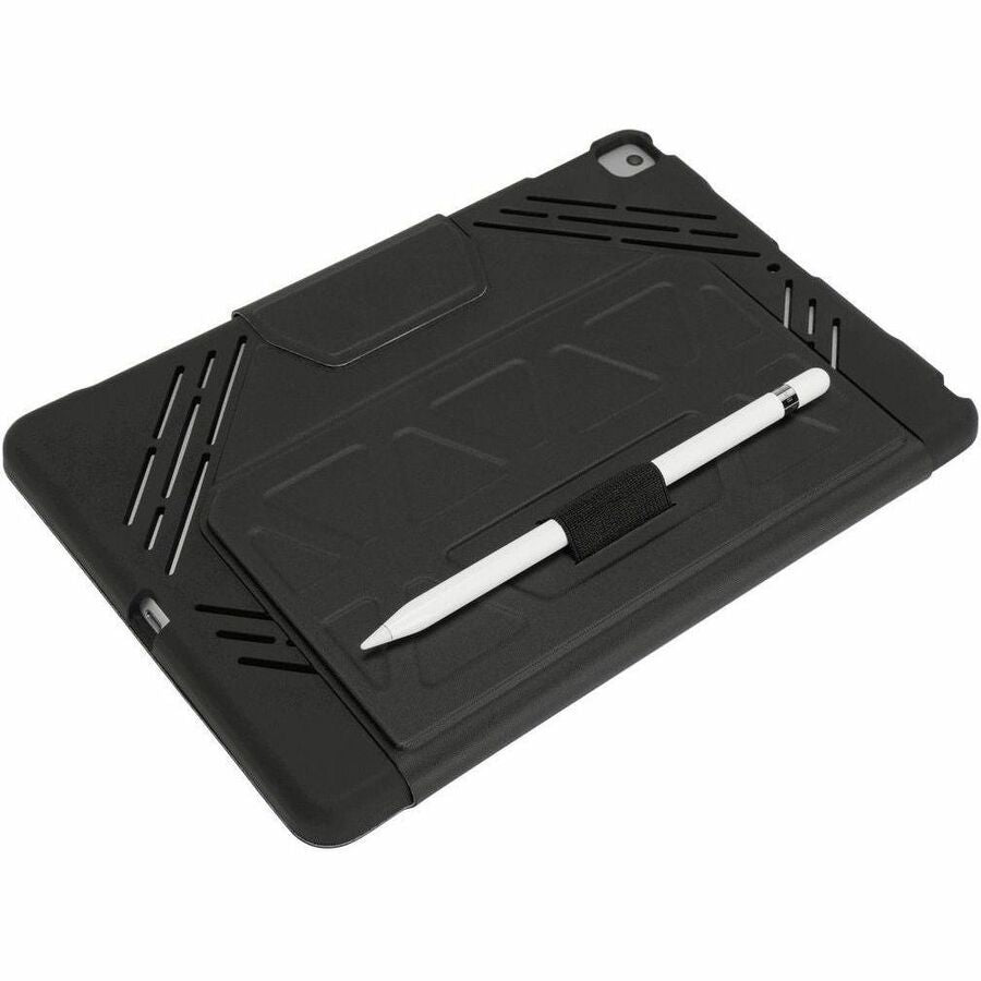 Targus Pro-Tek THZ852GL Carrying Case (Folio) for 10.2" to 10.5" Apple iPad (9th Generation), iPad (8th Generation), iPad (7th Generation), iPad Air, iPad Pro Apple Pencil, Stylus, Tablet - Black — THZ852GL