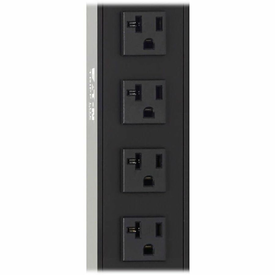 Eaton Tripp Lite Series 2.9kW 120V Single-Phase Basic PDU - 24 NEMA 5-15/20R Outlets, L5-30P Input, 10 ft. Cord, 63.75 in. 0U Rack — PDUV30