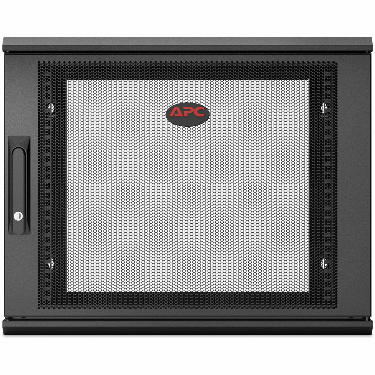 APC NetShelter 9U Wallmount Rack Enclosure Cabinet Single Hinged Server Depth — AR109SH6