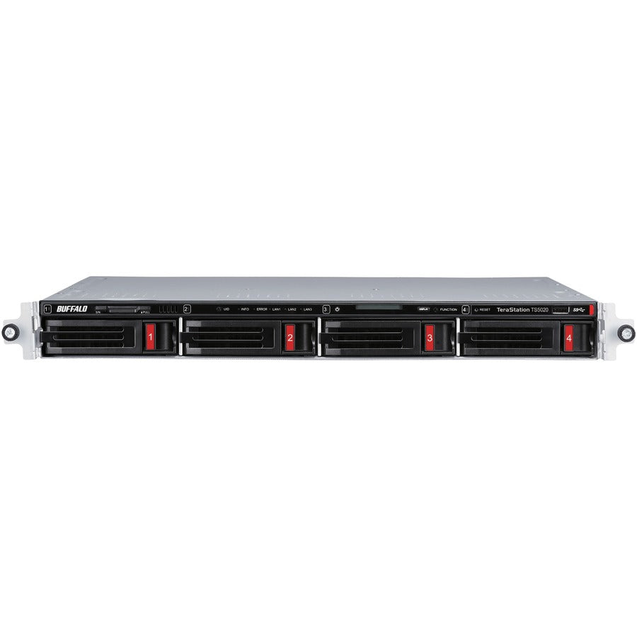 BUFFALO TeraStation 5420RN 4-Bay Secure Business Rackmount NAS 16TB (4x4TB) w/ Hard Drives Included — TS5420RN1604