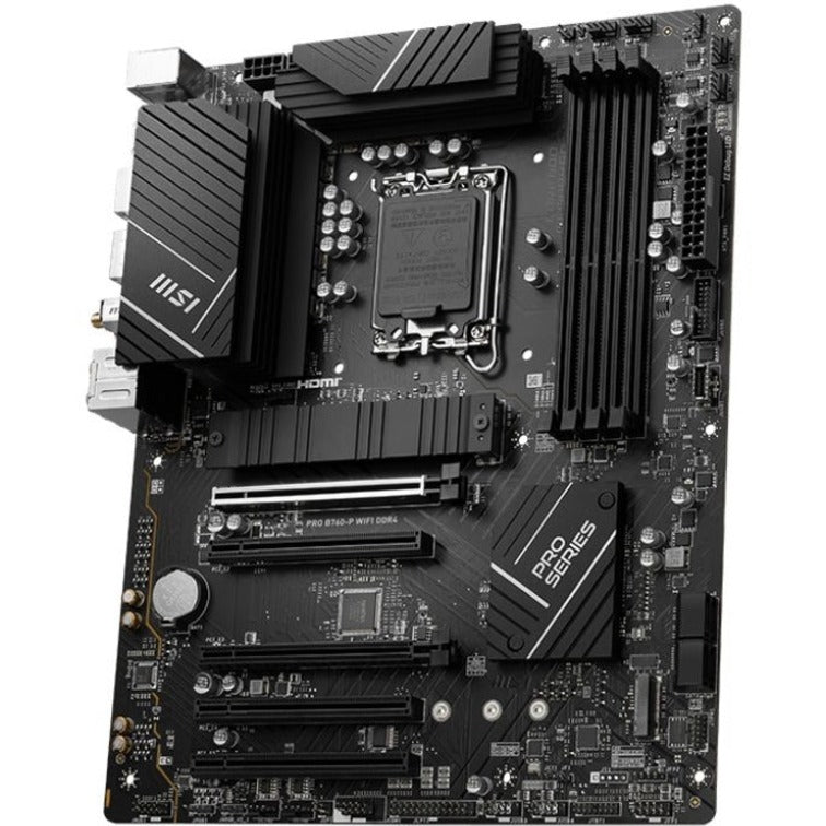 MSI Pro B760-P WIFI DDR4 Gaming Desktop Motherboard - Intel B760 Chipset - Socket LGA-1700 - ATX — PROB760PWIFID4