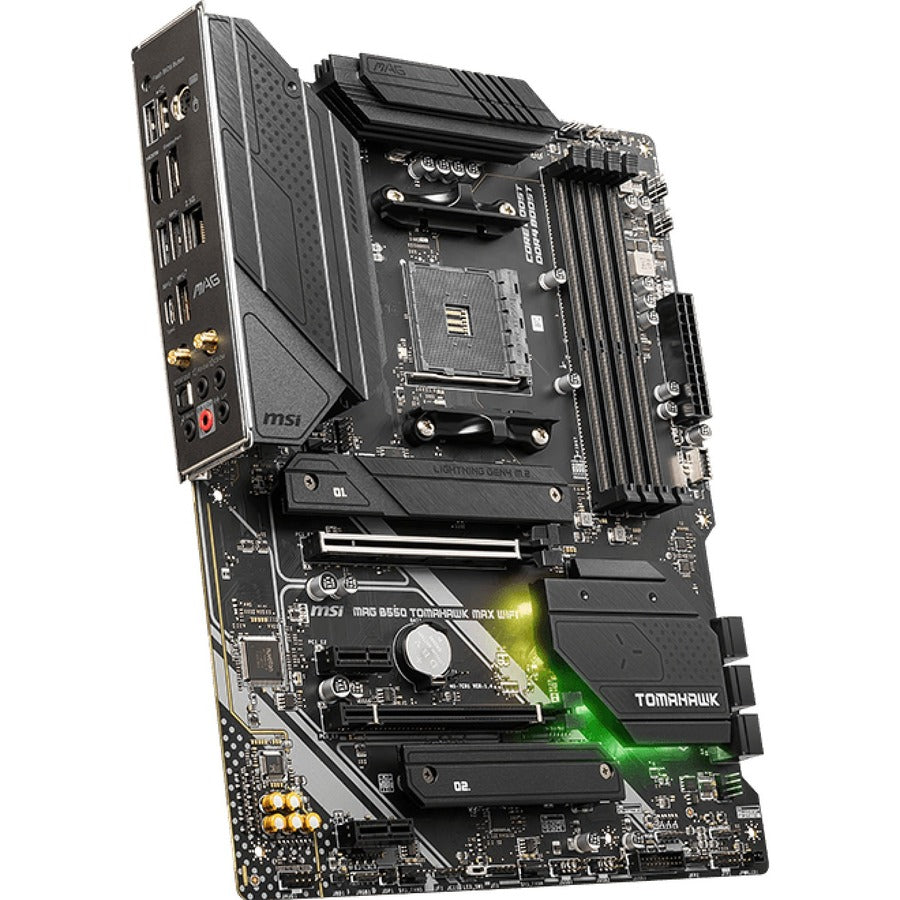 MSI MAG B550 TOMAHAWK MAX WIFI Desktop Motherboard - AMD B550 Chipset - Socket AM4 - ATX — B550TMHWKMWI