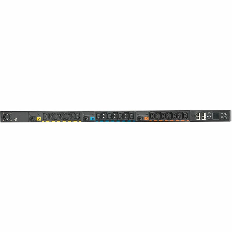 Eaton Universal-Input Metered PDU G4, 208V and 415/240V, 42 Outlets, Input Cable Sold Separately, 72-Inch 0U Vertical — EVMIGU23X