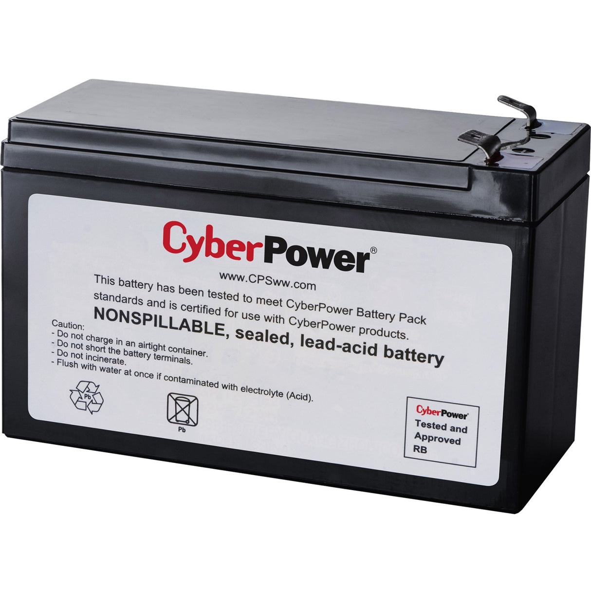 CyberPower RB1290X2 Replacement Battery Cartridge — RB1290X2