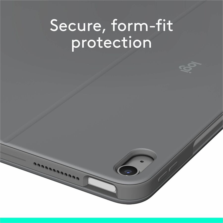 Logitech Combo Touch iPad Air 13-inch (M2 & M3)(2024 & 2025) Keyboard Case - Detachable backlit keyboard, Oxford Grey — 920-012608