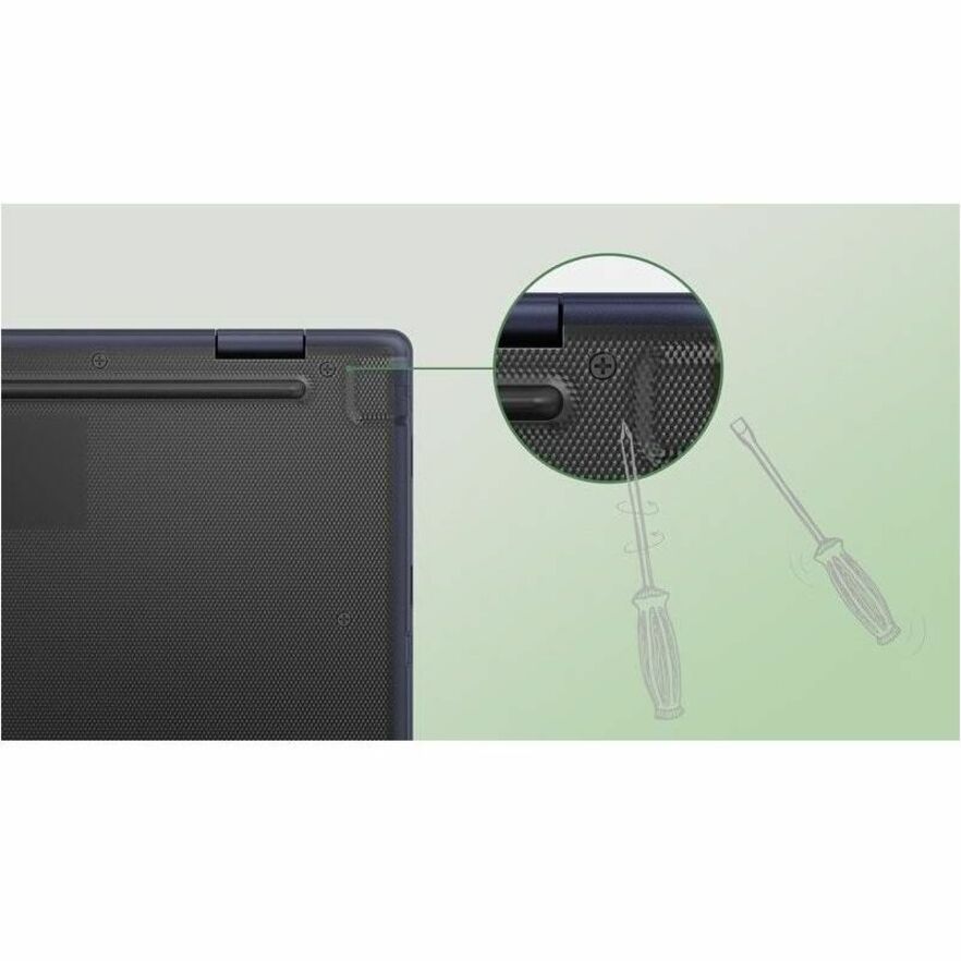 Asus Chromebook CR12 Flip CR1204F CR1204FTA-YZ84T 12.2" Touchscreen Rugged Convertible 2 in 1 Chromebook - WUXGA - Intel N-Series N150 - 8 GB - 64 GB Flash Memory - Mineral Gray — CR1204FTA-YZ84T