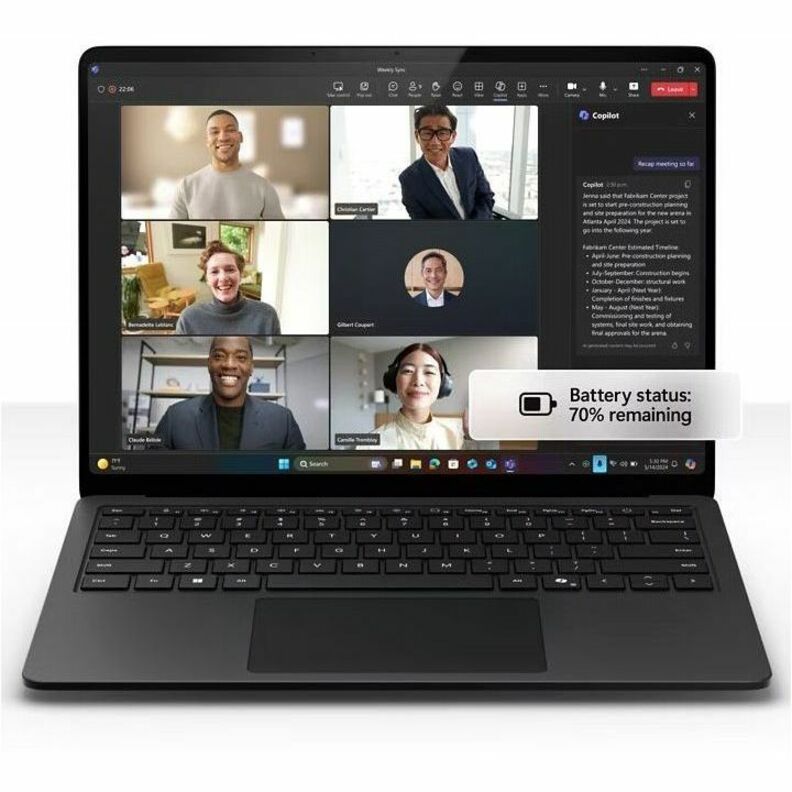 Microsoft Surface Laptop 7 13.8" Touchscreen Copilot+ PC Notebook - Intel Core Ultra 7 - 32 GB - 1 TB SSD - English (US) Keyboard - Black — EP2-33223
