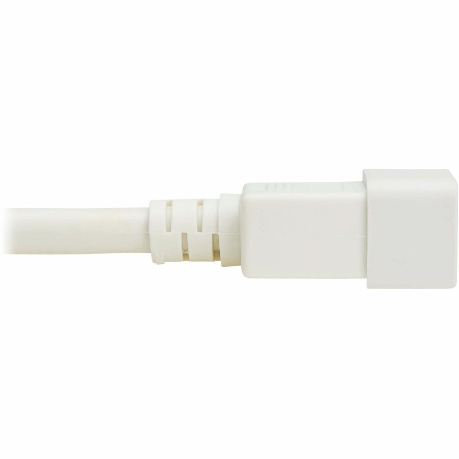 Eaton Tripp Lite Series Power Cord, C20 to C21 - Heavy-Duty, 20A, 250V, 12 AWG, 2 ft. (0.6 m), White — P035-002-AWH