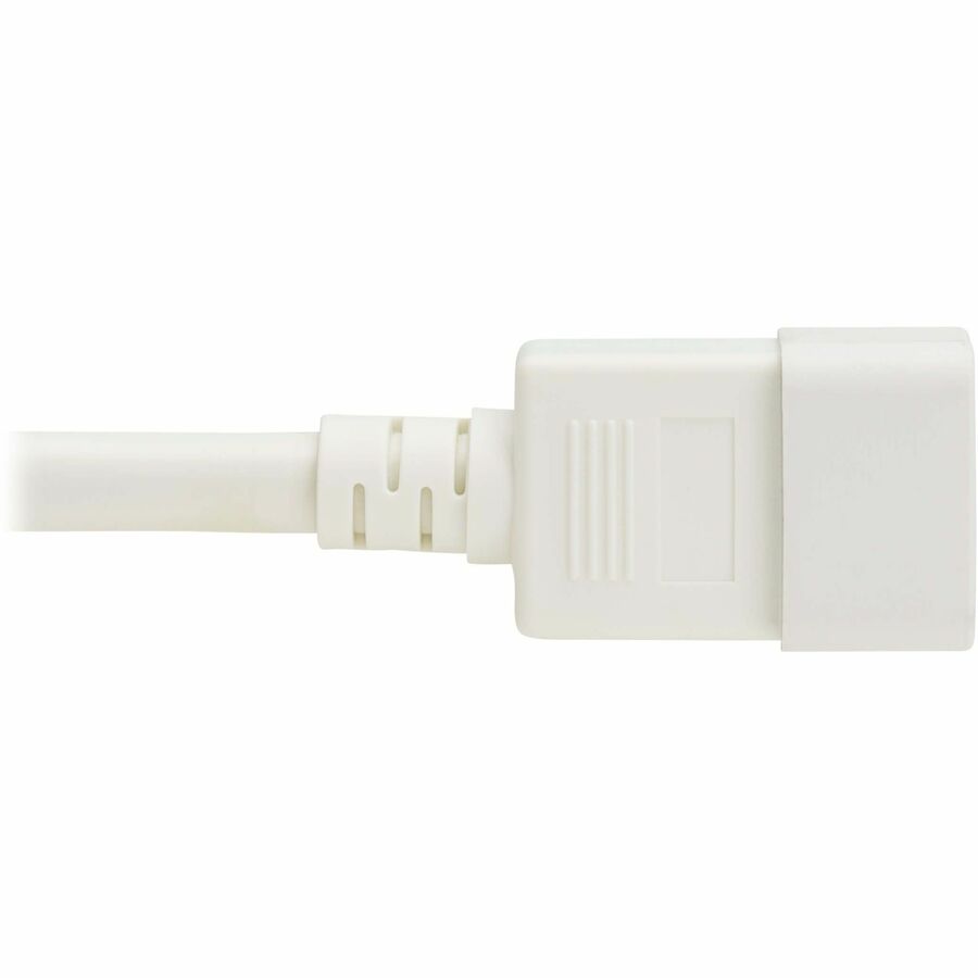 Eaton Tripp Lite Series Power Cord, C20 to C21 - Heavy-Duty, 20A, 250V, 12 AWG, 2 ft. (0.6 m), White — P035-002-AWH