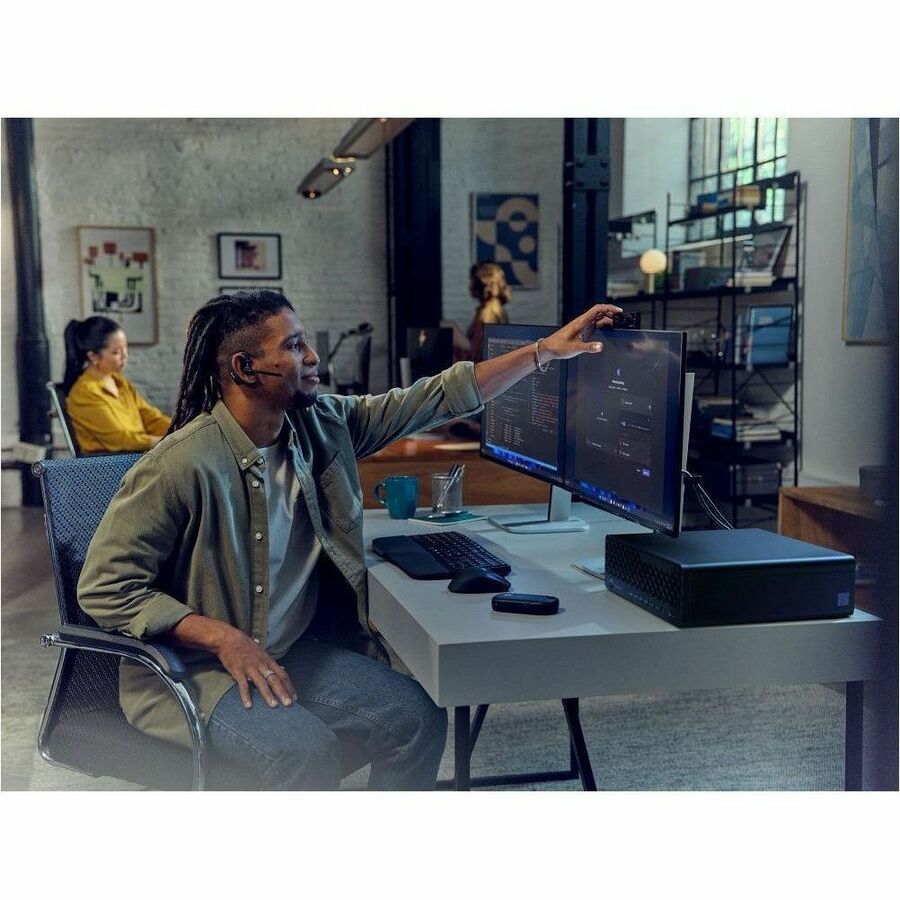 HP EliteDesk 8 G1i Desktop Computer - Intel Core Ultra 9 285 - vPro Technology - 64 GB - 1 TB SSD - Small Form Factor - Jack Black - Smart Buy — BH9E9UT#ABA