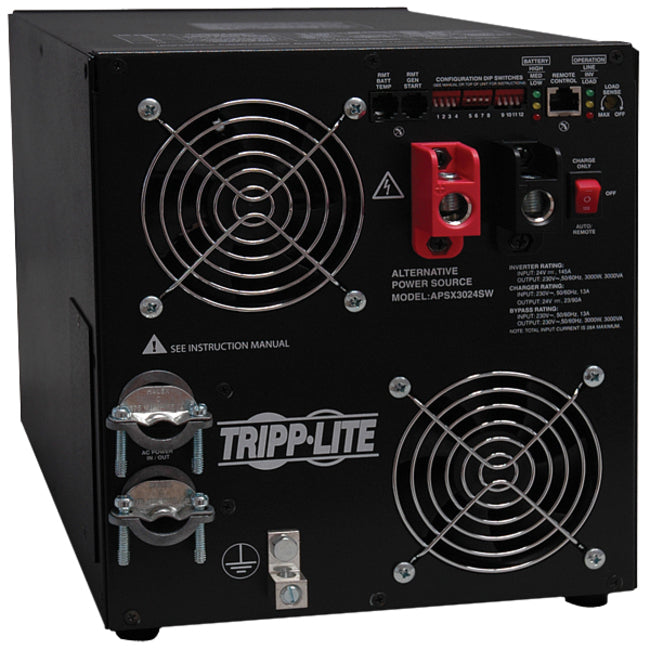 Eaton Tripp Lite Series 3000W APS X Series 24VDC 230V Inverter/Charger with Pure Sine-Wave Output, Hardwired — APSX3024SW