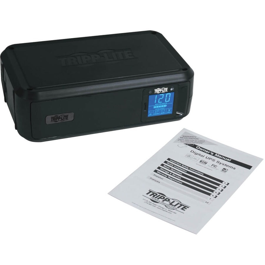 Eaton Tripp Lite Series OmniSmart LCD 120V 650VA 350W Line-Interactive UPS, Tower, LCD display, USB port — OMNI650LCD