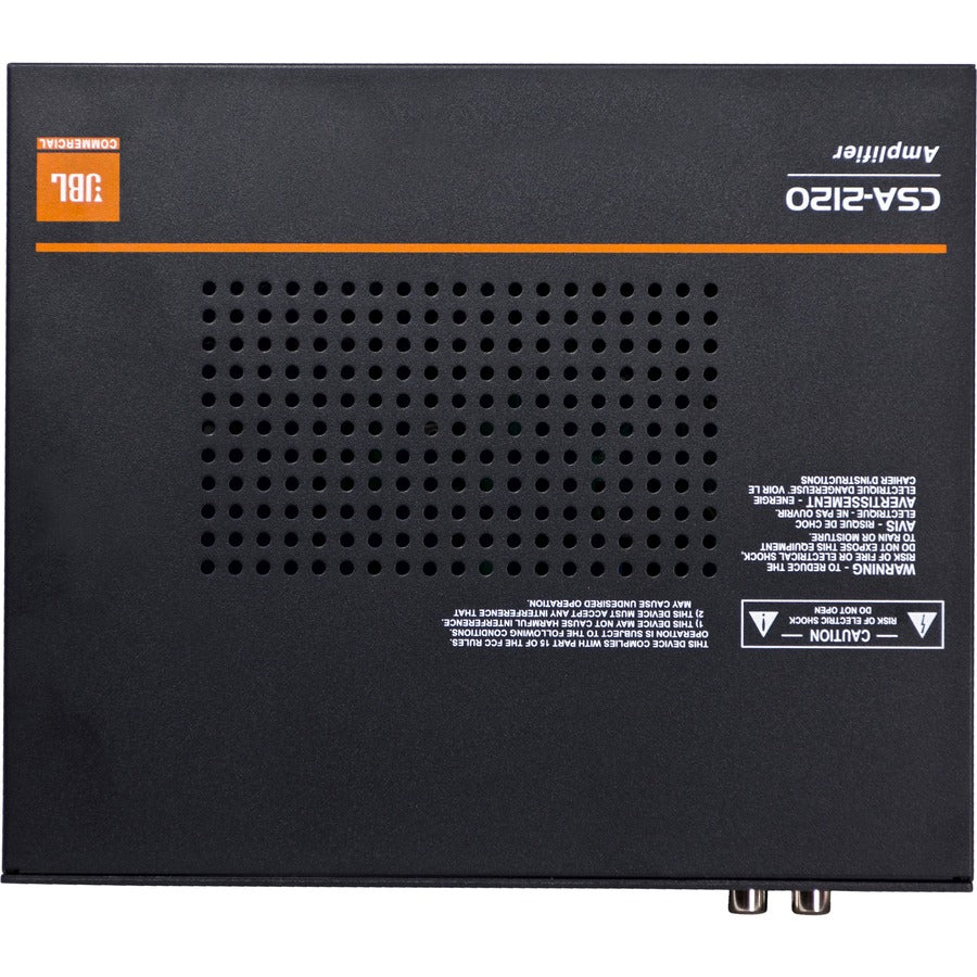JBL Commercial CSA2120 Amplifier - 240 W RMS - 2 Channel - Black — NCSA2120R-U-US