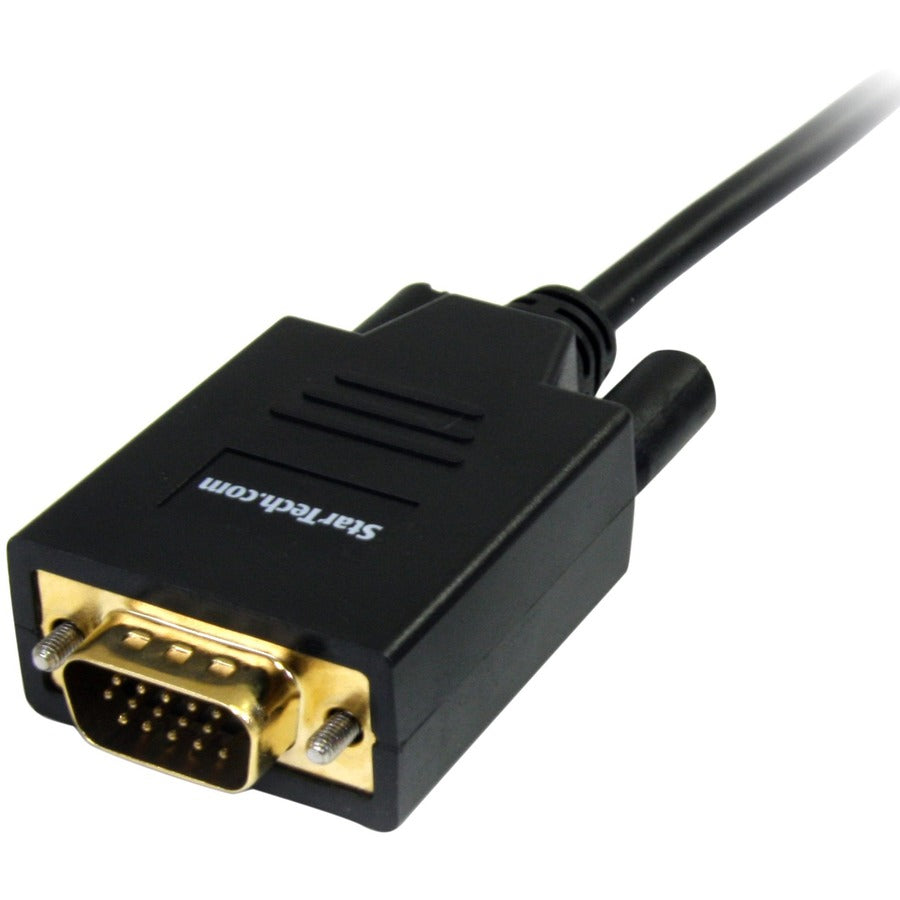 StarTech.com 6ft Mini DisplayPort to VGA Cable, Active Mini DP to VGA Adapter Cable, 1080p, mDP 1.2 to VGA Monitor/Display Converter Cable — MDP2VGAMM6