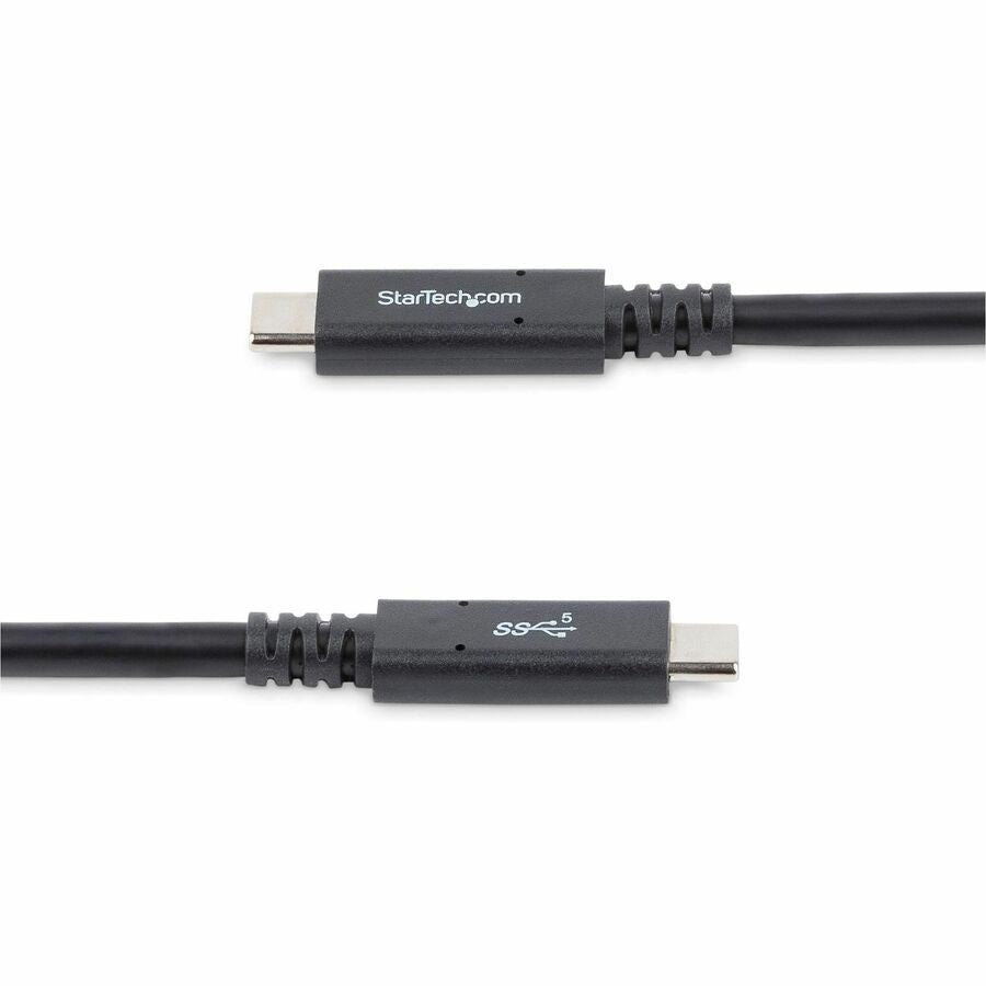 StarTech.com 6 ft (1.8m) USB C to USB C Cable, 5A 100W PD 3.0, Certified Works With Chromebook, USB-IF Certified, M/M, USB 3.0 (5Gbps) — USB315C5C6