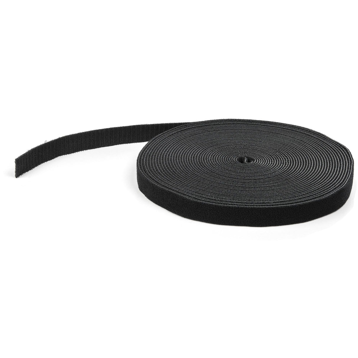 StarTech.com Hook-and-Loop Cable Management Tie - 50 ft. Bulk Roll - Black - Cut-to-Size Cable Wrap / Straps — HKLP50
